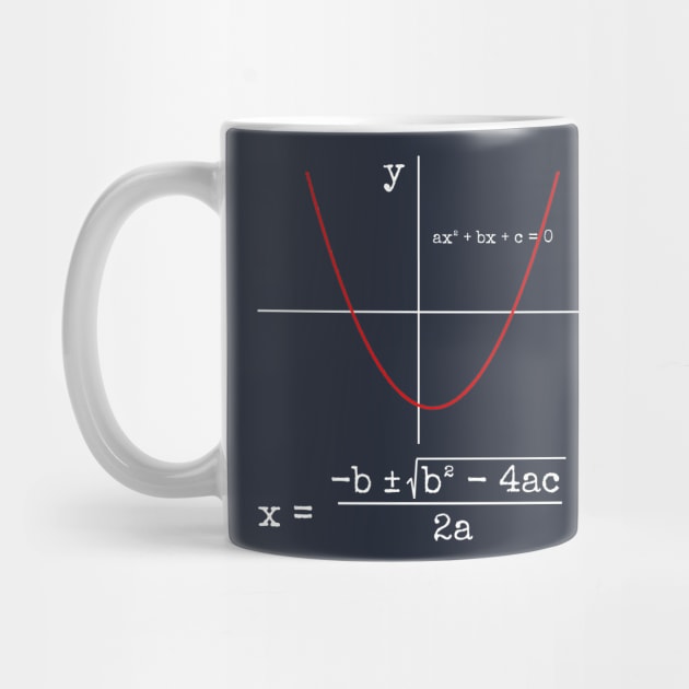 Quadratic formula by Among the Leaves Apparel